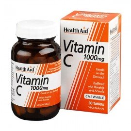 Health Aid Vitamin C 1000mg 30 Chewable Tabs