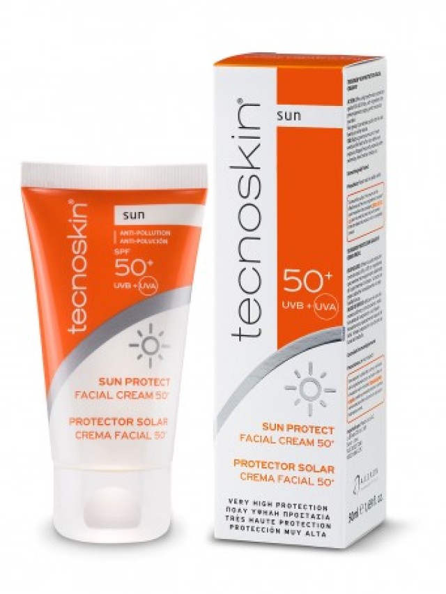 Tecnoskin Sun Protect Face Creαm SPF50+ Color (Αντηλιακή Κρέμα Προσώπου Με Χρώμα) 50ml