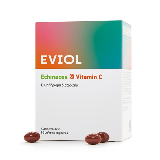 Eviol Echinacea & Vitamin C 60 soft gels
