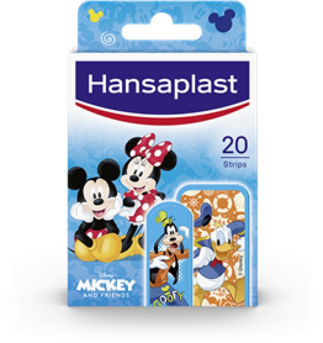 Hansaplast Disney Mickey & Friends Επιθέματα για τα Δάκτυλα 20 strips
