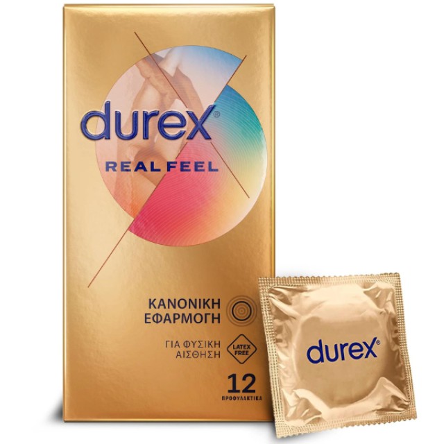 Durex Real Feel skin on skin sensation 12τμχ