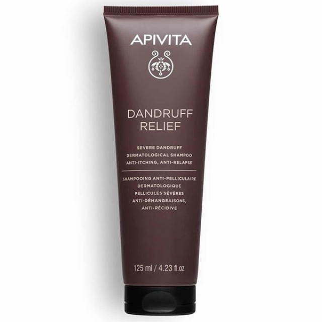 Apivita Dandruff Relief Σαμπουάν Κατά της Έντονης Πιτυρίδας, του Κνησμού & της Επανεμφάνισης, 125ml