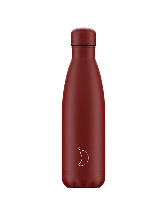 Chillys Reusuable Bottle Matte Edition Red 500ml