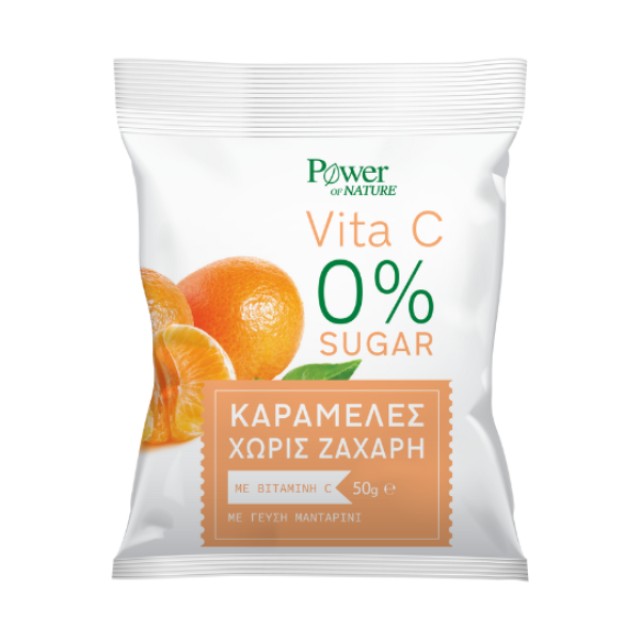 Power Health Vita C 0% Sugar Caramels 50gr