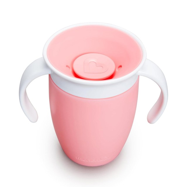 Munchkin Miracle 360 Trainer Cup 6m+ Χρώμα Ροζ 207ml, 1τμχ
