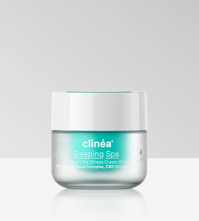 Clinea Sleeping Spa Overnight De-Stress Cream Mask 50ml