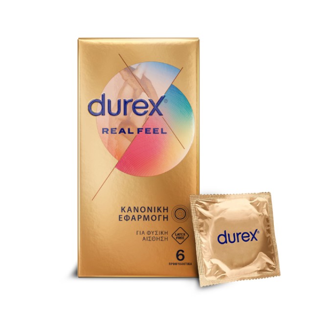 Durex Real Feel skin on skin sensation 6τμχ