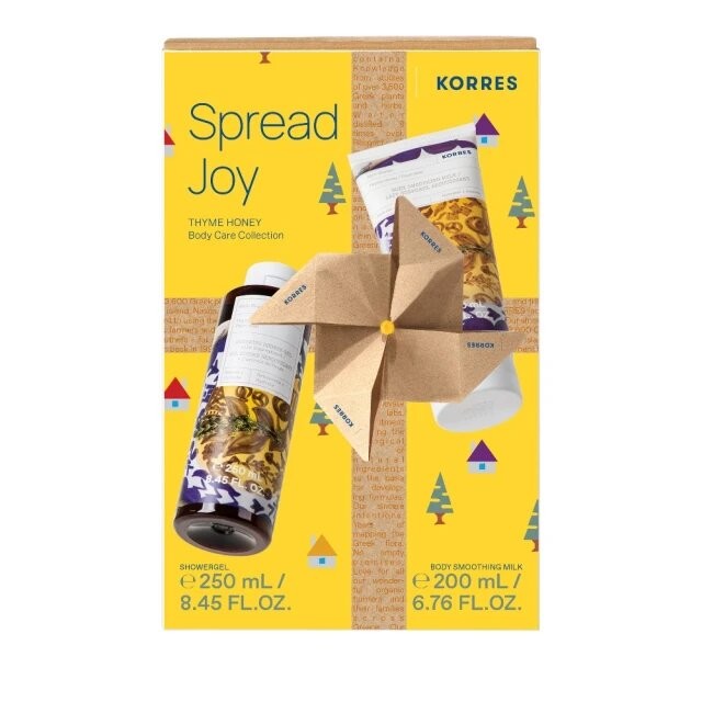 Korres Promo Set Spread Joy Thyme Honey Body Cleanser 250ml & Body Soothing Milk 200ml