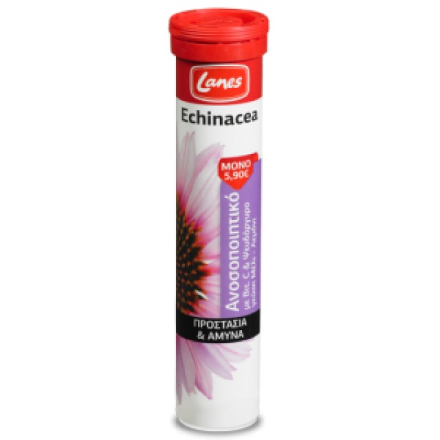 Lanes Echinacea με γεύση Μέλι-Λεμόνι 20 eff.tabs