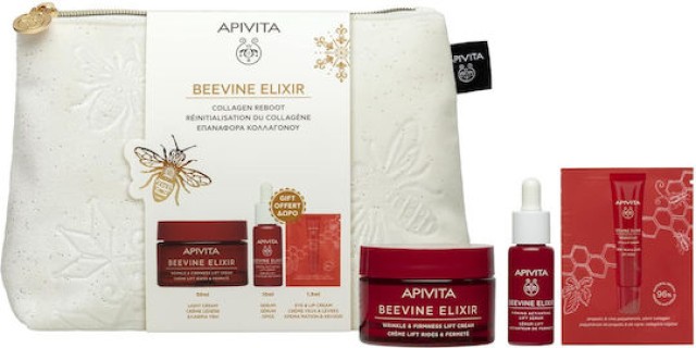 Apivita Promo Beevine Elixir Κρέμα Για Σύσφιξη & Lifting Πλούσιας Υφής 50ml + ΔΩΡΟ Beevine Elixir Serum 10ml + Beevine Elixir Eye & Lip Cream 1,5ml