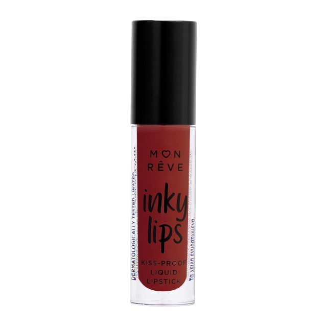 Mon Reve Inky Lips Kiss-Proof Liquid Lipstick 10 4ml