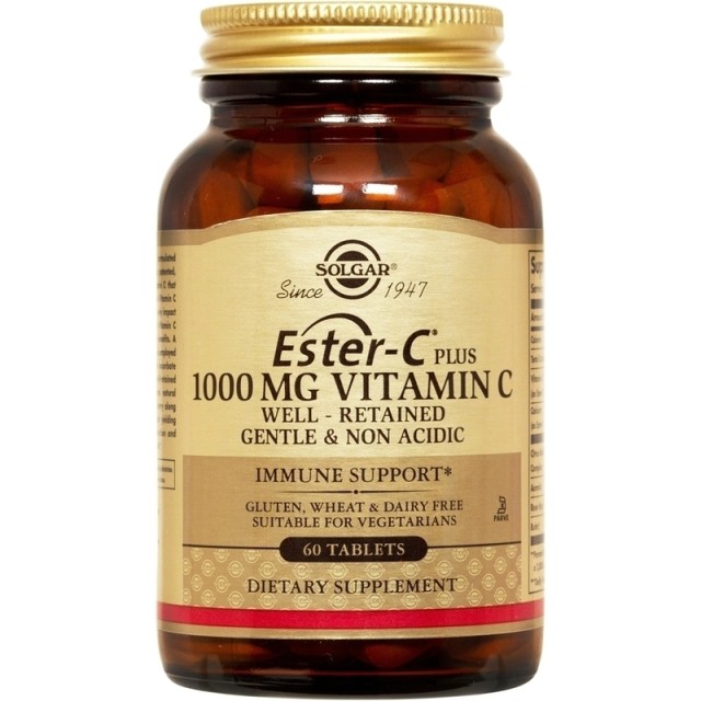 Solgar Ester-C Vitamin C 1000mg 60 Tablets