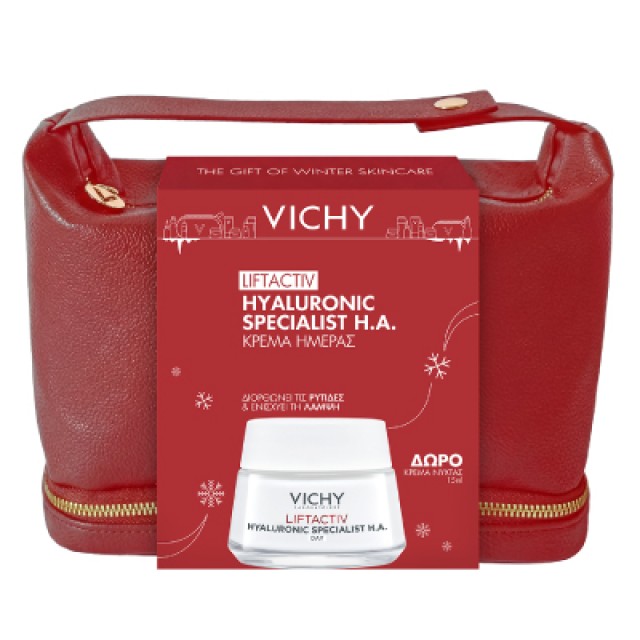 Vichy Liftactiv Hyaluronic H.A Ημέρας 50ml & Δώρο Liftactiv Collagen 16 Νύχτας 15ml