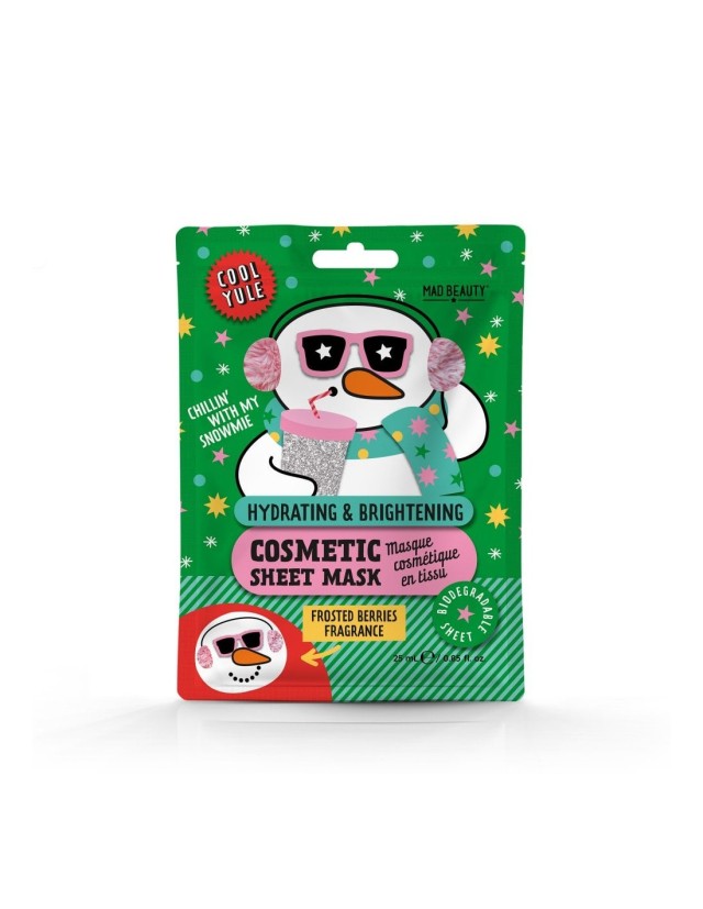 Mad Beauty Face Mask Cool Yule Snow Man 25ml