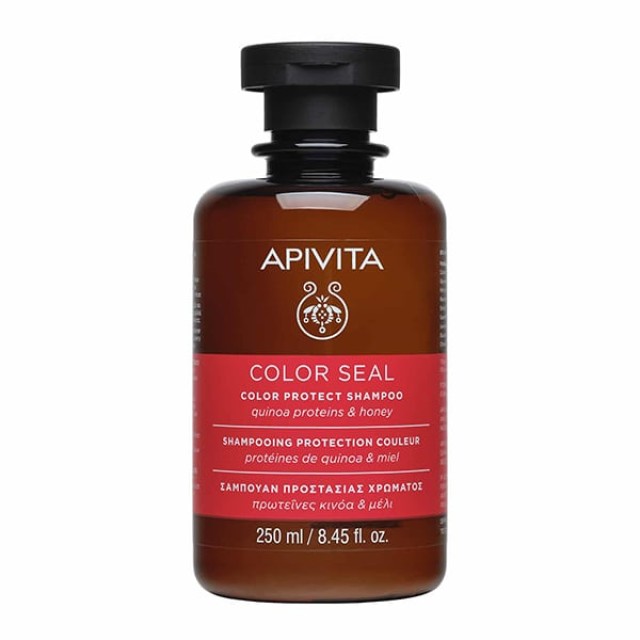Apivita Σαμπουάν Προστασίας Χρώματος με Πρωτεΐνες Κινόα & Μέλι 250ml