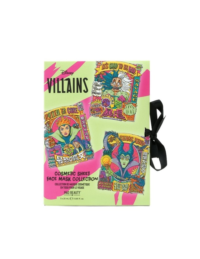 Mad Beauty Face Mask Collection Villains 3 x 25ml