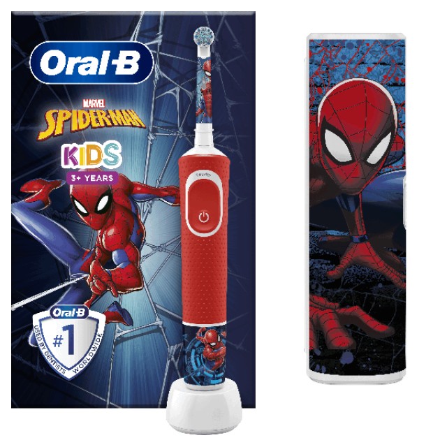 Oral-B Kids Ηλεκτρική Οδοντόβουρτσα Spiderman για Παιδιά 3years+, 1τμχ
