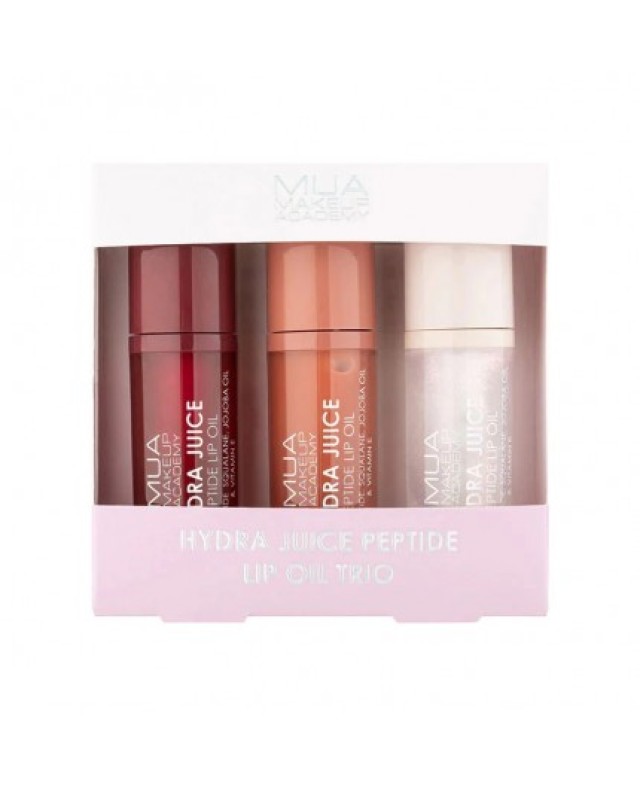 MUA Hydra Juice Peptide Lip Oil Trio