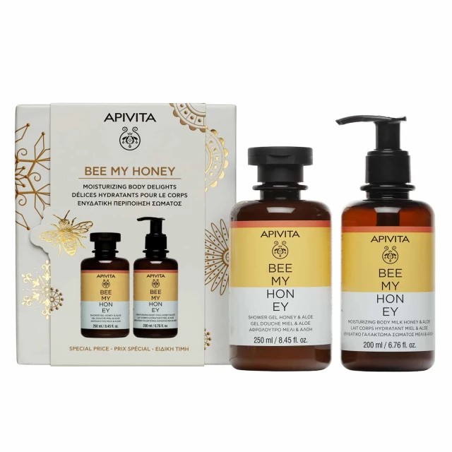 Apivita Promo Bee My Honey Αφρόλουτρο 250ml + Bee My Honey Γαλάκτωμα Σώματος 200ml