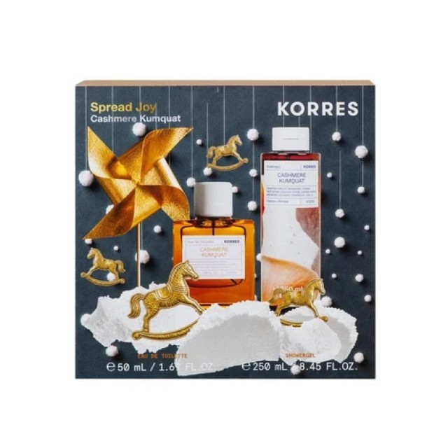 Korres Cashmere Kumquat Σετ Eau De Toilette 50ml + Αφρόλουτρο 250ml