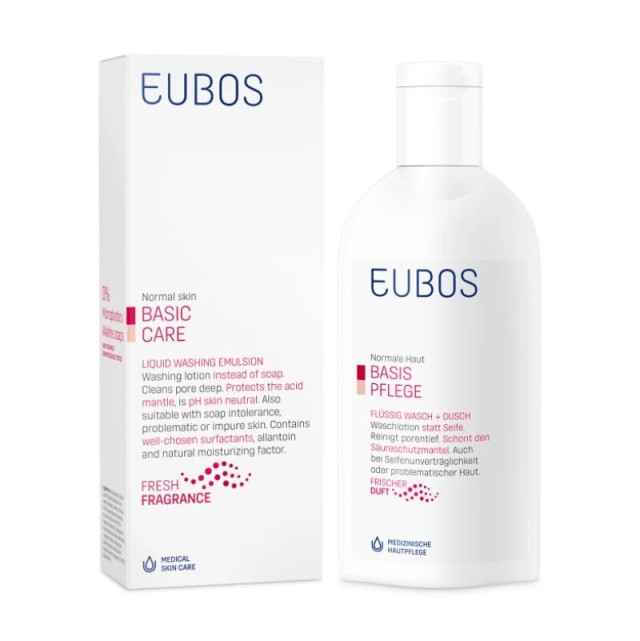 Eubos Basic Care Liquid Red Washing Emulsion 200ml