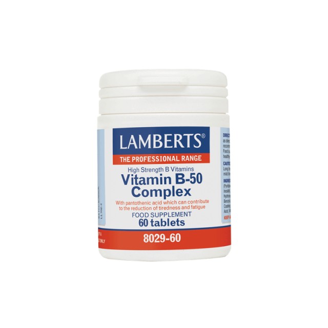 Lamberts Vitamin B-50 Complex 60 tabs