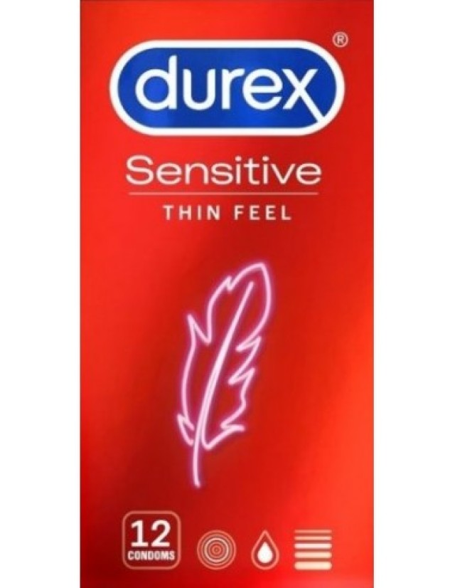 Durex Sensitive Thin Feel 12τμχ