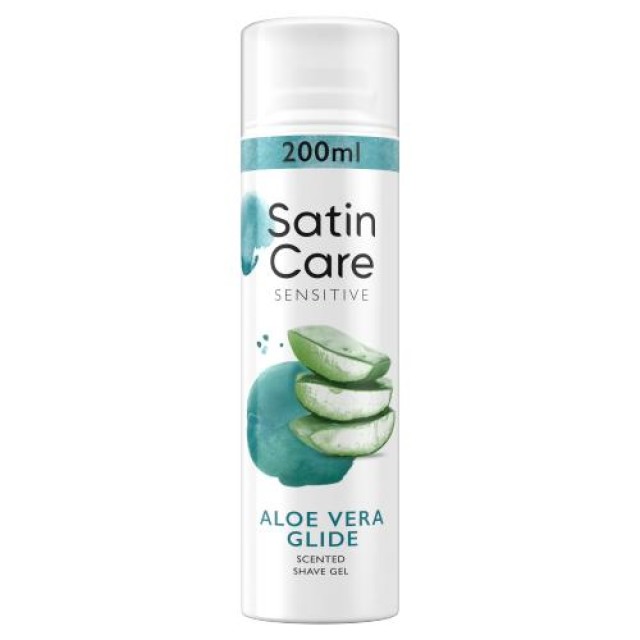 Gillette Woman Satin Care Sensitive Gel Ξυρίσματος 200ml