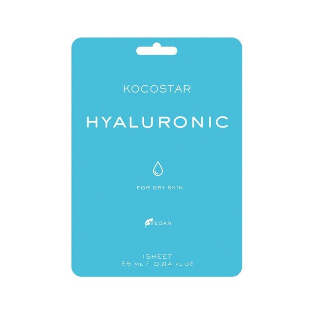 Kocostar Hyaluronic Sheet Εμποτισμένη Μάσκα Θρέψης 25ml