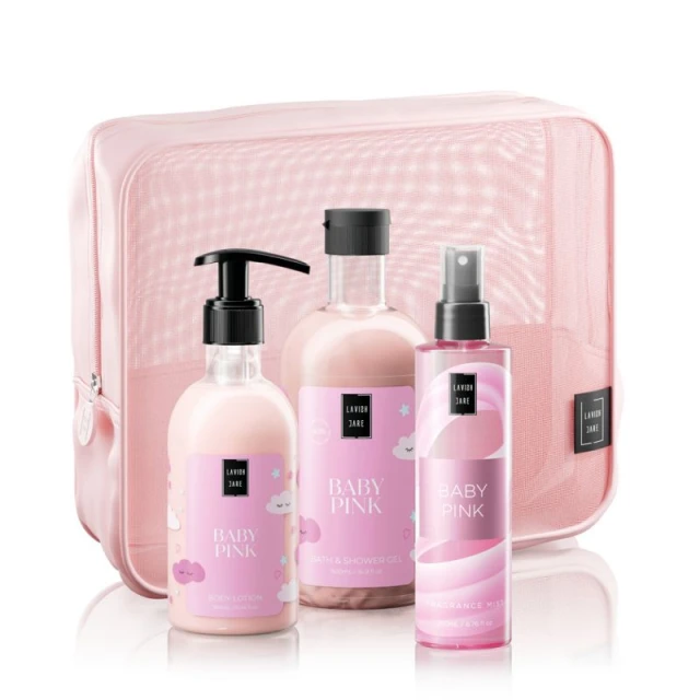 Lavish Care Body Care Set Baby Pink
