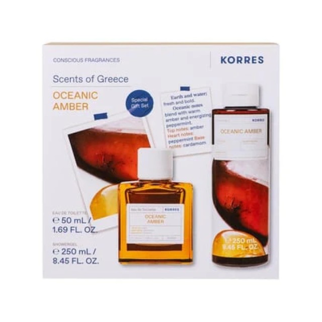 Korres Promo Oceanic Amber Eau de Toilette 50ml & Showergel 250ml