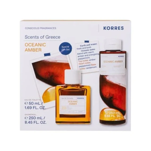 Korres Promo Oceanic Amber Eau de Toilette 50ml & Showergel 250ml