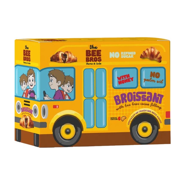 The Bee Bros Broissant με Κακάο & Μέλι 6 τεμ.