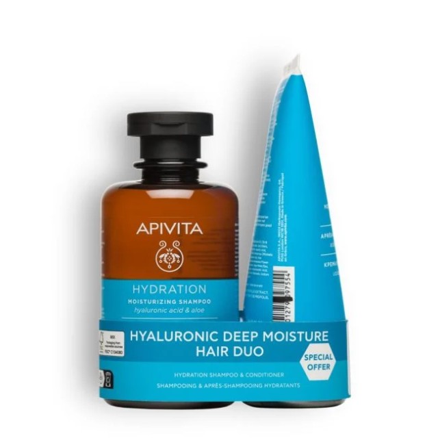 Apivita Special Offer Moisturizing Shampoo 250ml & Conditioner 150ml