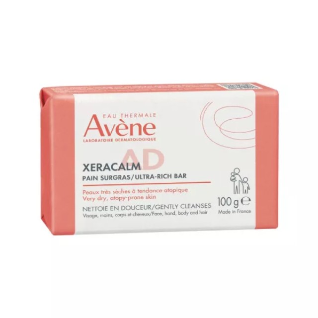 Avene XeraCalm A.D Υπερλιπαντική Στερεή Πλάκα Καθαρισμού 100gr