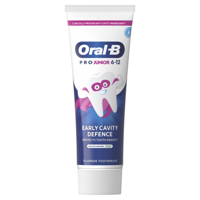 Oral-B Pro-Junior Οδοντόκρεμα 6-12years Mild Flavour 75ml