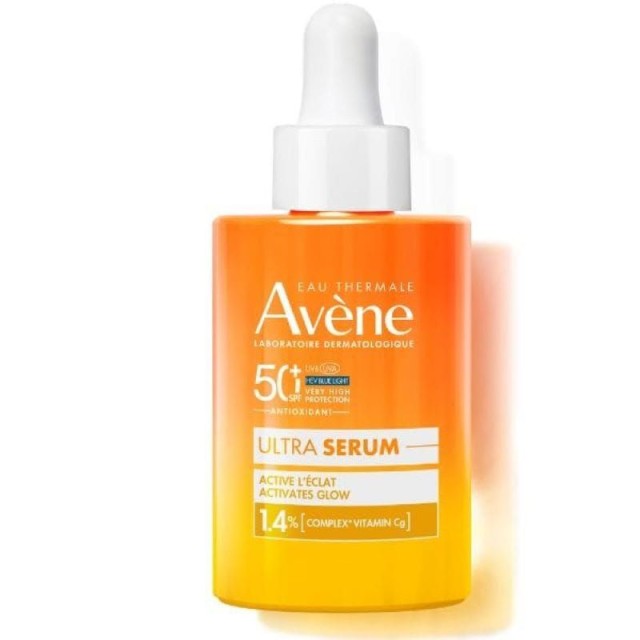 Avene Ultra Serum Προσώπου για Ενεργοποίηση της Λάμψης SPF50+, 30ml