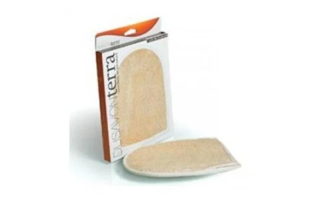 Benefit Dusavon Terra Loofah Elastic Mitt with Cotton-Ελαστικό Γάντι με Loofah & Cotton, 1τμχ