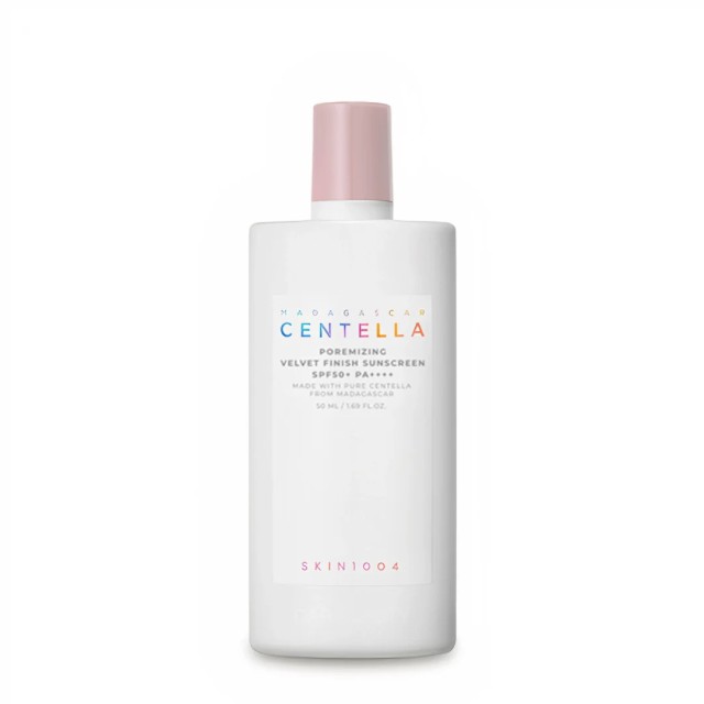 Skin1004 Madagascar Centella Poremizing Velvet Finish Sunscreen SPF 50+ PA++++ - Αντηλιακό Προσώπου με Velvet Φινίρισμα & Ελαφριά Κάλυψη Πόρων 50ml
