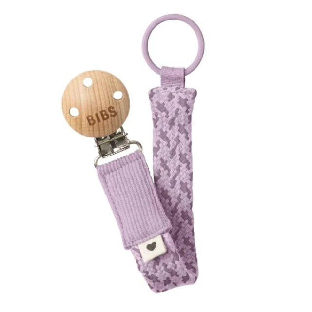 Bibs Pacifier Clip Χρώμα Λιλά, 1τμχ