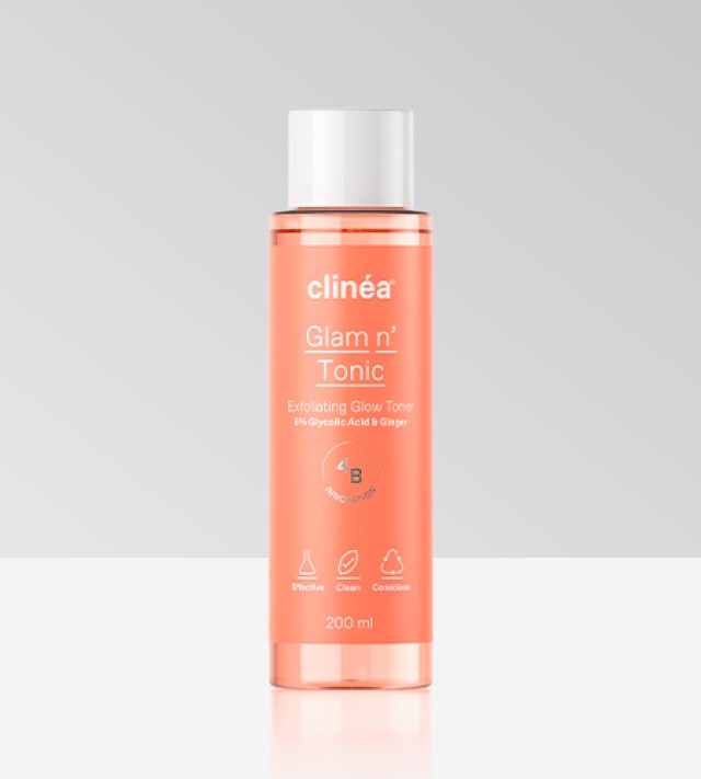 Clinea Glam N Tonic Exfoliating Glow Toner 200ml