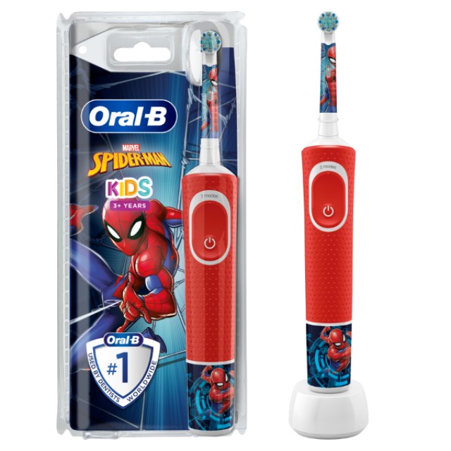 Oral-B Ηλεκτρική Οδοντόβουρτσα Spiderman 3years+, 1τμχ