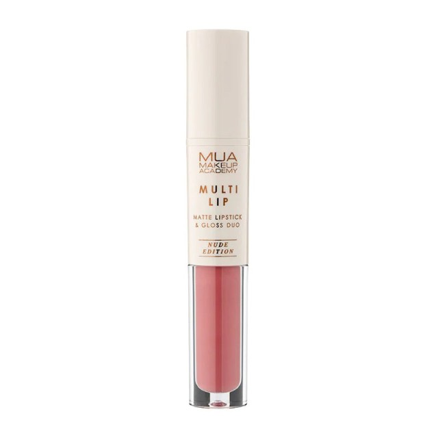 MUA Lipstick & Gloss Duo-Nude Edition-Honey
