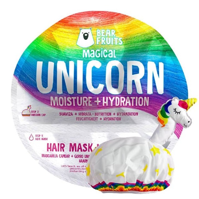Bear Fruits Unicorn Hair Mask + Cap 20ml