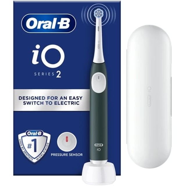 Oral-B iO Series 2 Επαναφορτιζόμενη Ηλεκτρική Οδοντόβουρτσα, Χρώμα Πράσινο
