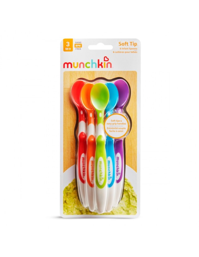 Munchkin Soft Tip 6 Infant Spoons