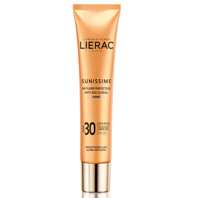 Lierac Sunissime Protective BB Fluid Global Anti-Aging Golden Face & Decollete SPF30 40ml