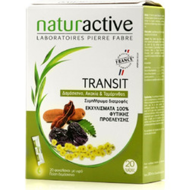Naturactive Transit Συμπλήρωμα Διατροφής Για Την Βελτίωση Της Εντερικής Κινητικότητας 20 φακελίσκοι