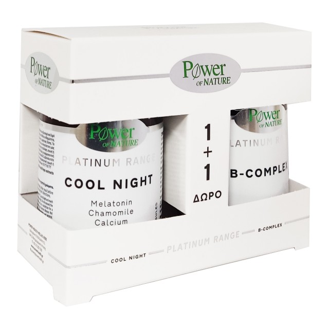 Power Health Promo Platinum Range Cool Night 30 Κάψουλες + Vitamin B-Complex 20 Δισκία