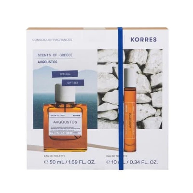 Korres Promo Avgoustos Eau De Toilette 50ml & 10ml